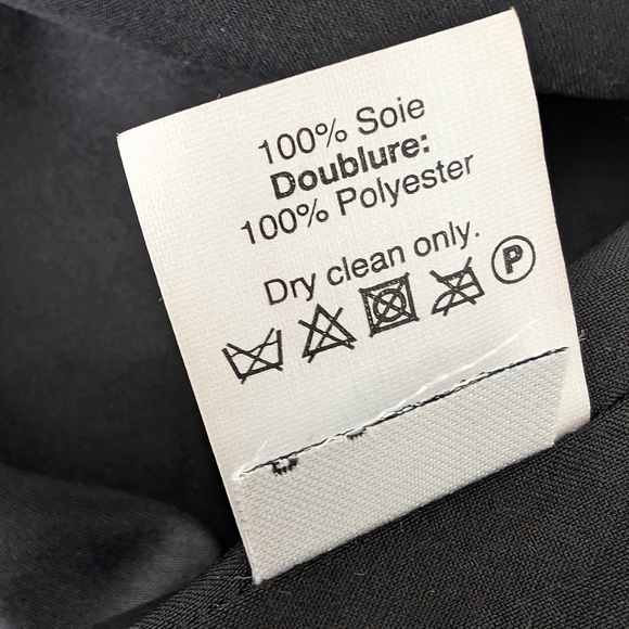 Madewell Black Silk Sleeveless Mini Dress with Tie Back Size Small - Picture 9 of 10